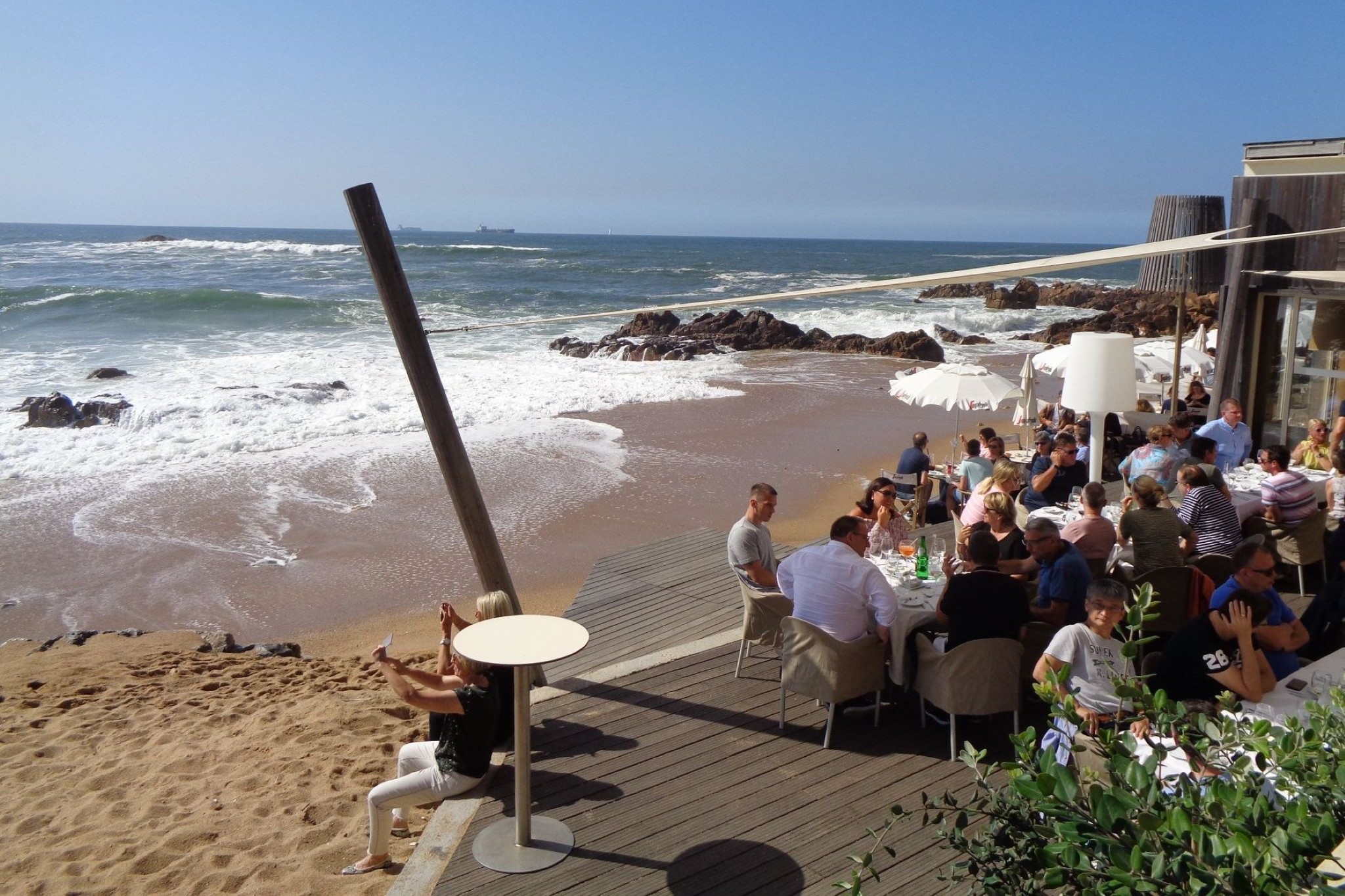 Portugal: Velhaverkvarteret Foz do Douro ved kysten i Porto