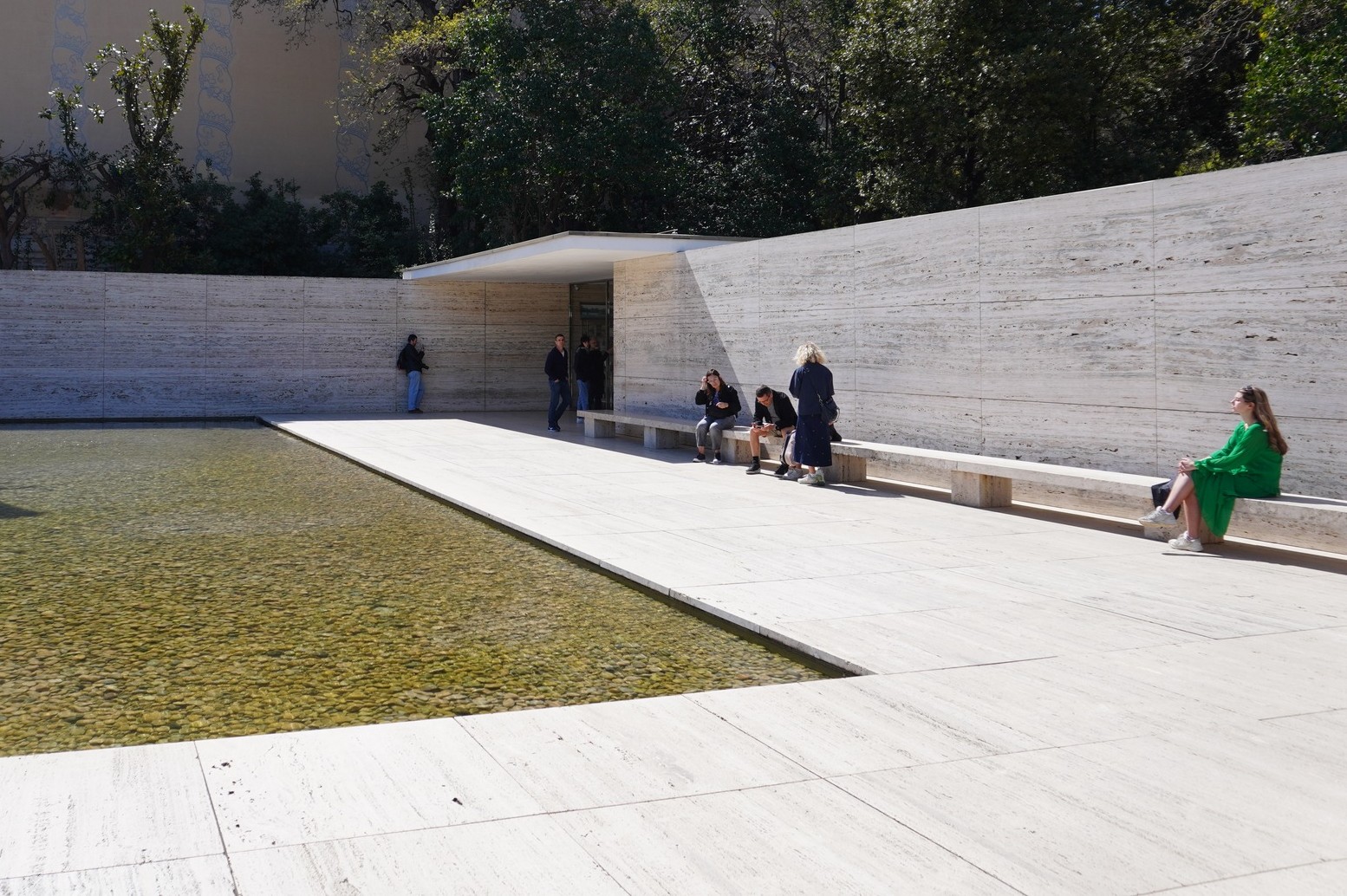 Spanien: Barcelona-pavillonen af Ludwig Mies van der Rohe