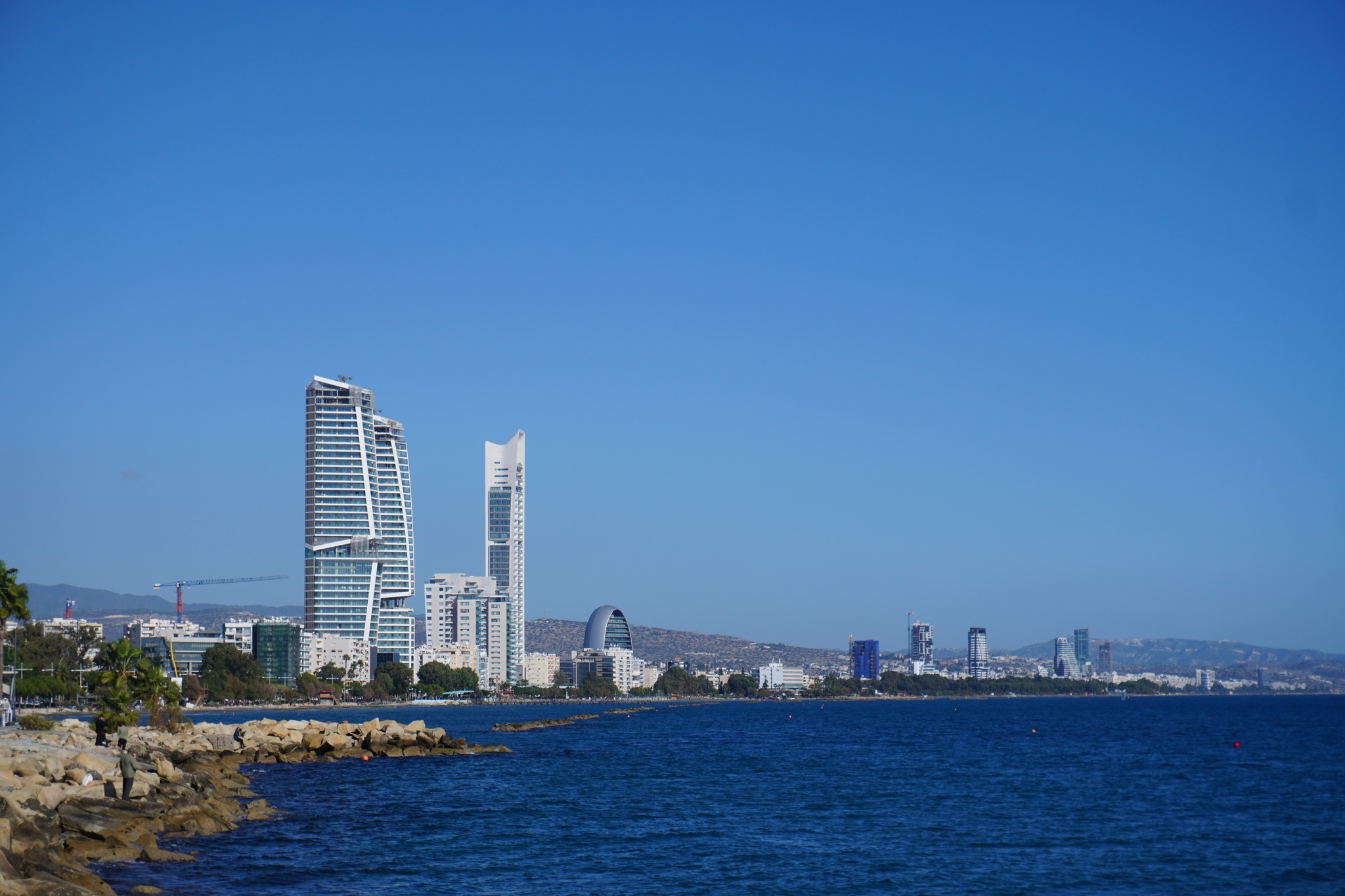 Cypern: Strand promonaden i Limassol