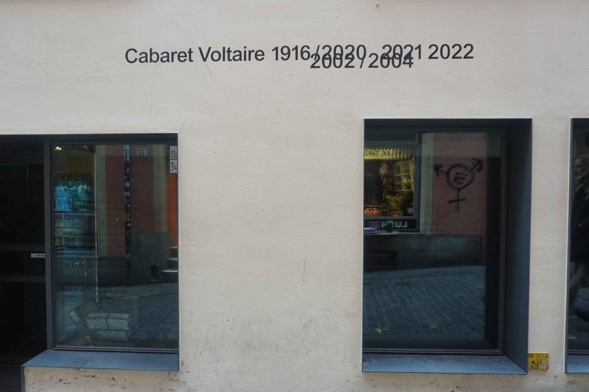 Bygningen hvor Cabaret Voltaire holder til i Zurich.