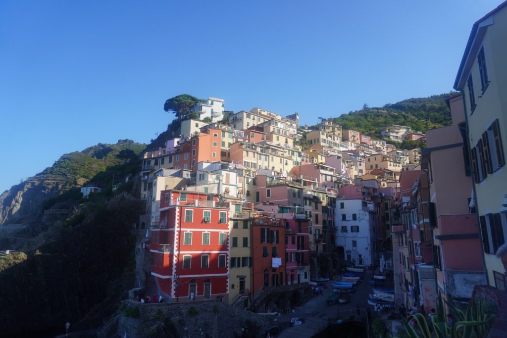 Bygninger i Cinque Terre området. Fra Cinque Terre, Italien.