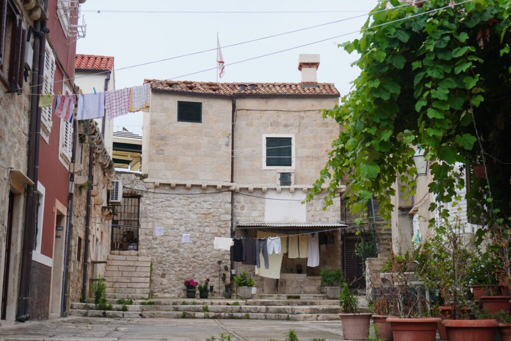 Gammel bygning i Dubrovnik. Fra Dubrovnik, Kroatien.