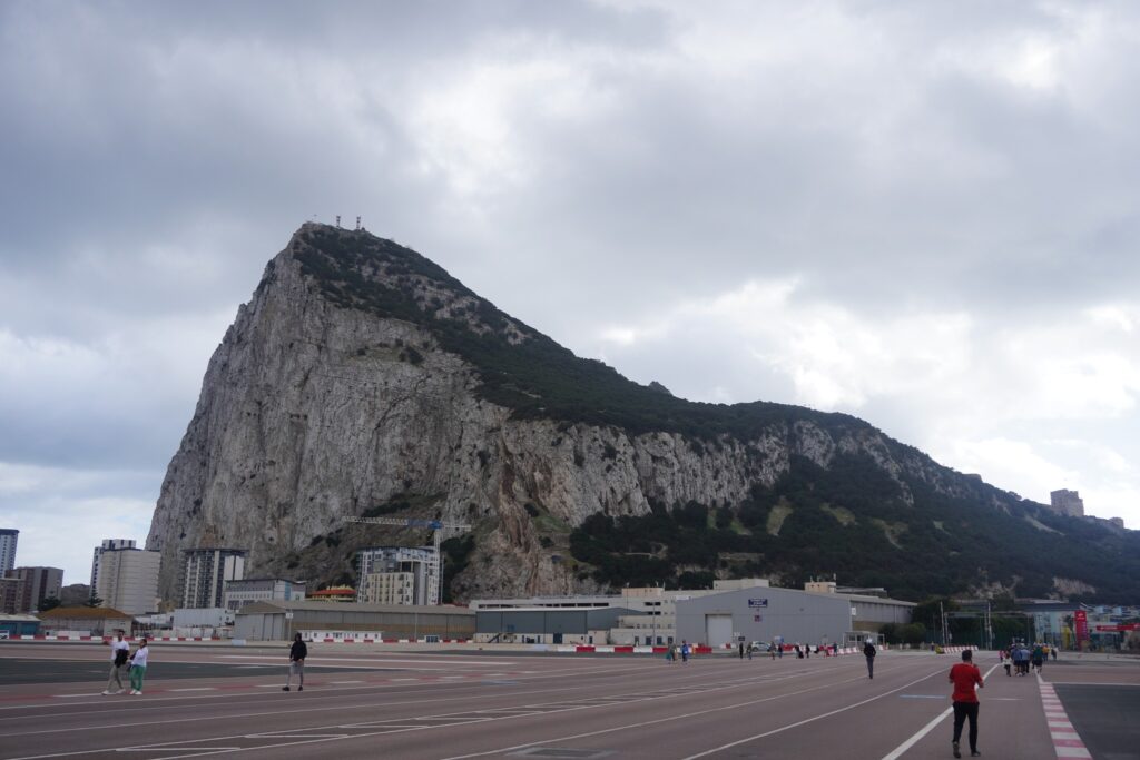 Klippen i Gibraltar. Fra Gibraltar.