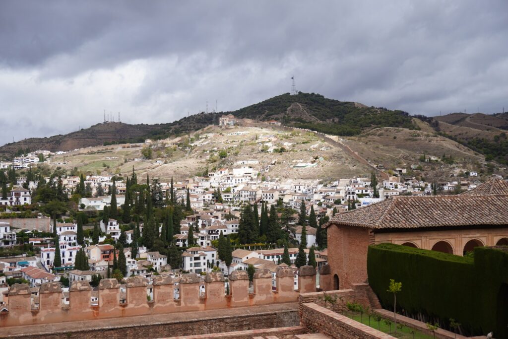 Bygninger i Granada. Fra Granada, Spanien.