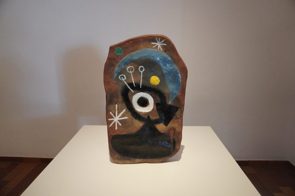 Skulptur i Joan Miró Museum. Fra Barcelona, Spanien.