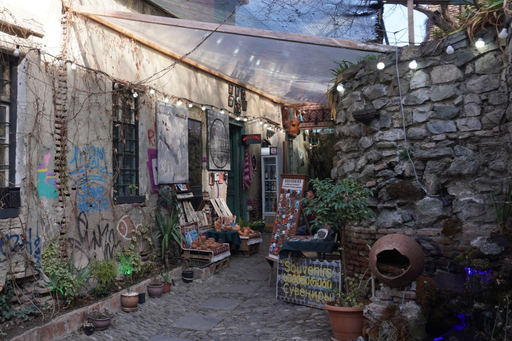 Georgien: Sololaki og den gamle bydel af Tbilisi