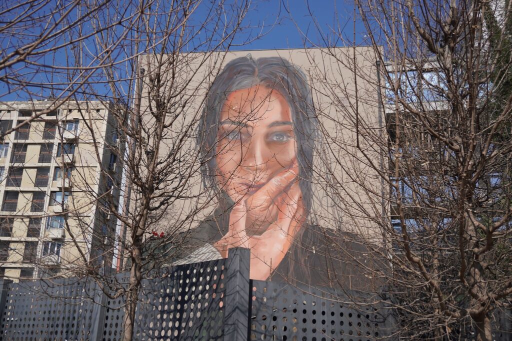 Street Art Gavlmaleri i Vake området i Tbilisi
