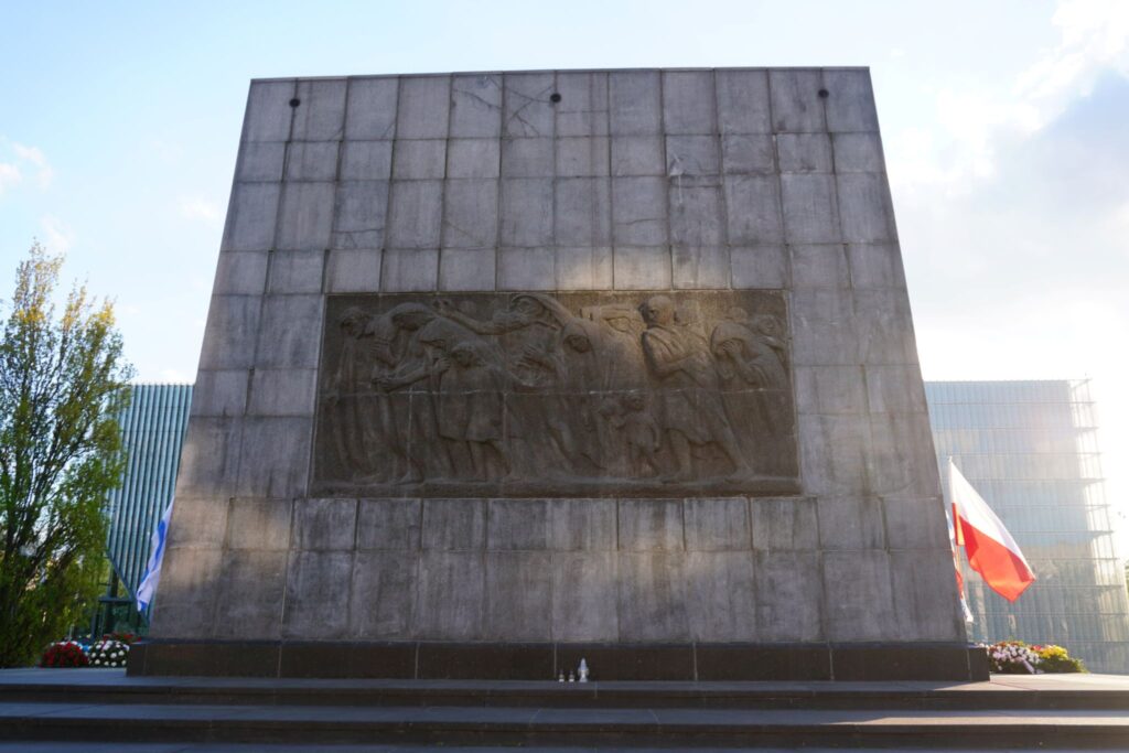 Monumentet for Den Jødiske Ghetto Opstand i Warszawa