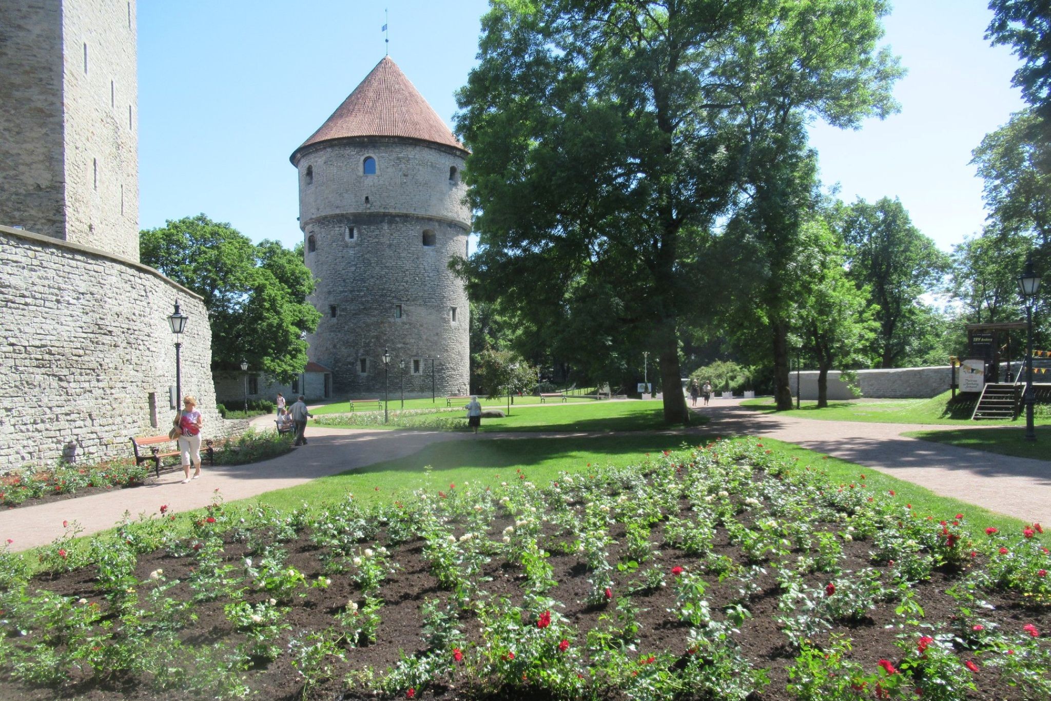 Estland: Den Danske Dronnings Rose Have i Tallinn