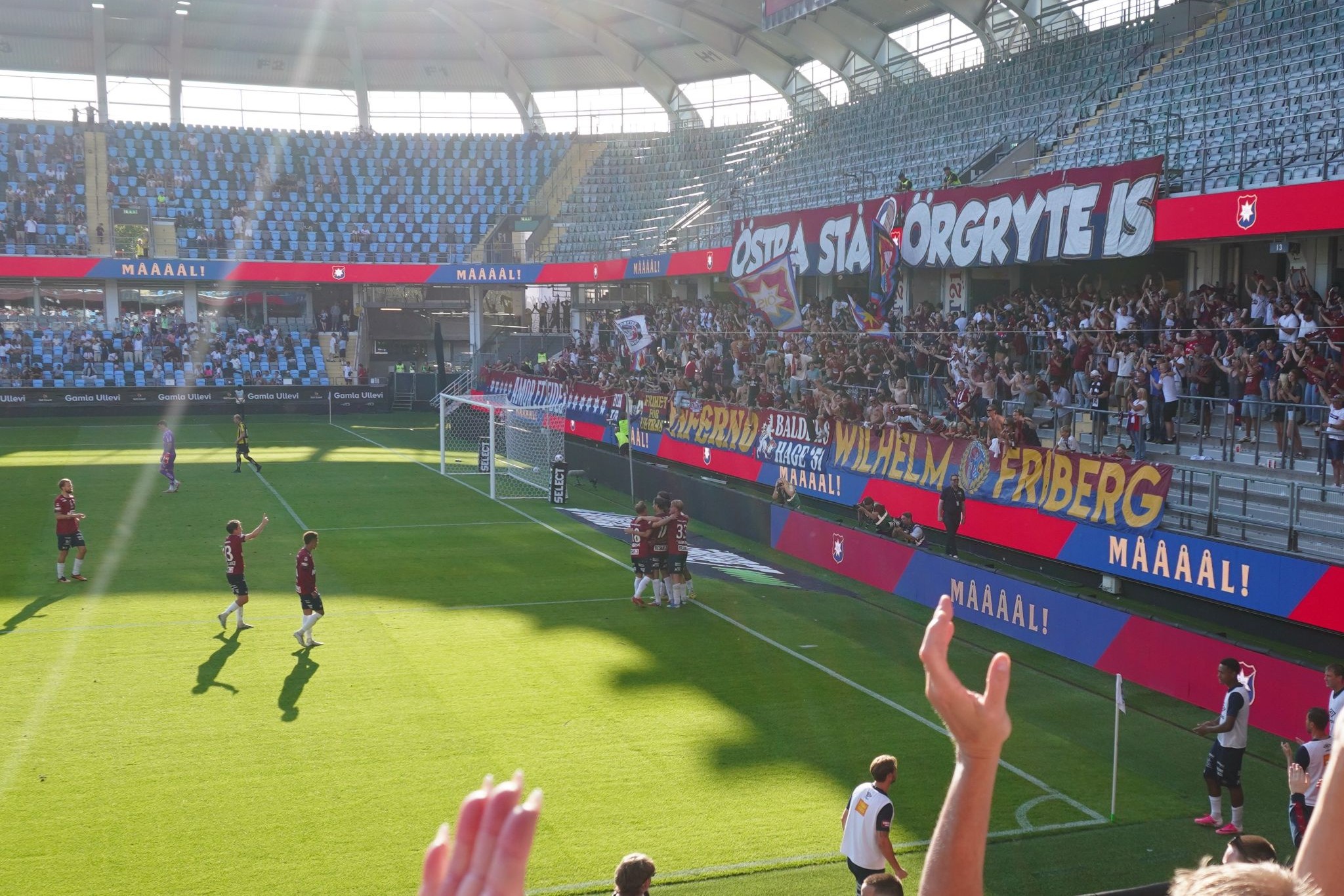 Sverige: Örgryte IS – BK Häcken på Gamla Ullevi i Göteborg
